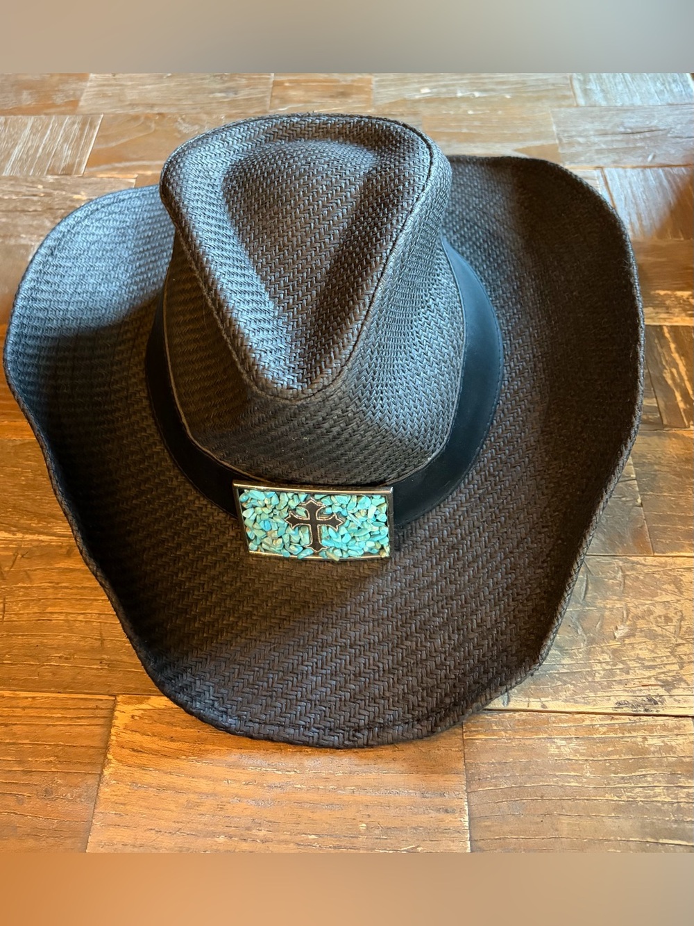 Shyanne Western Turquoise Detail Cowboy Hat